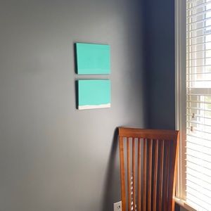 Blue Ombré Wall Art